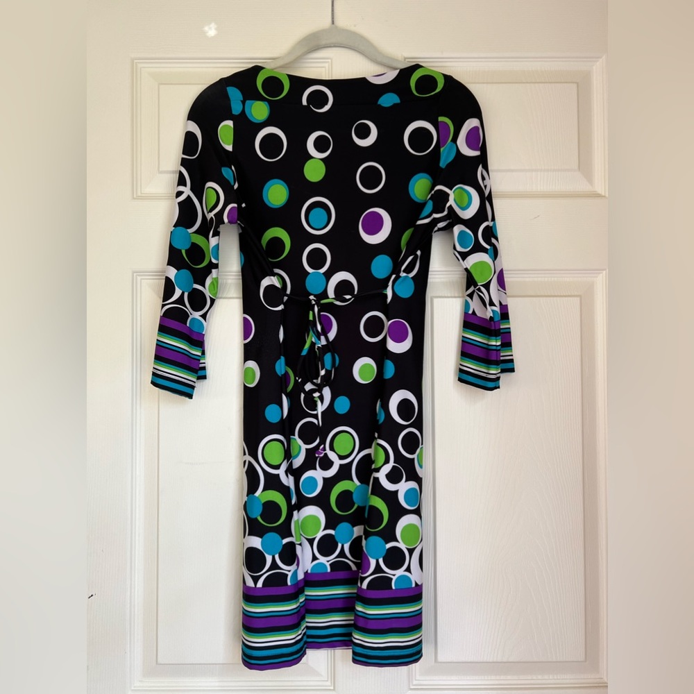 My Michelle dress with geometric circle design. Size 16 CHILD’S
